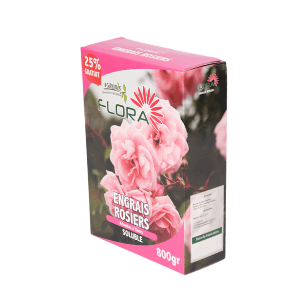 Engrais Rosier FLORA 800 GR